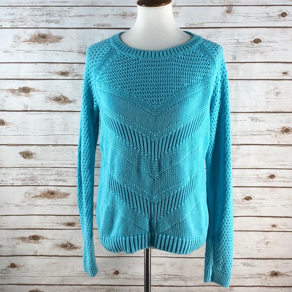 Lilly Pulitzer Sweaters - Lilly Pulitzer Aqua / Teal Knitted Sweater Medium